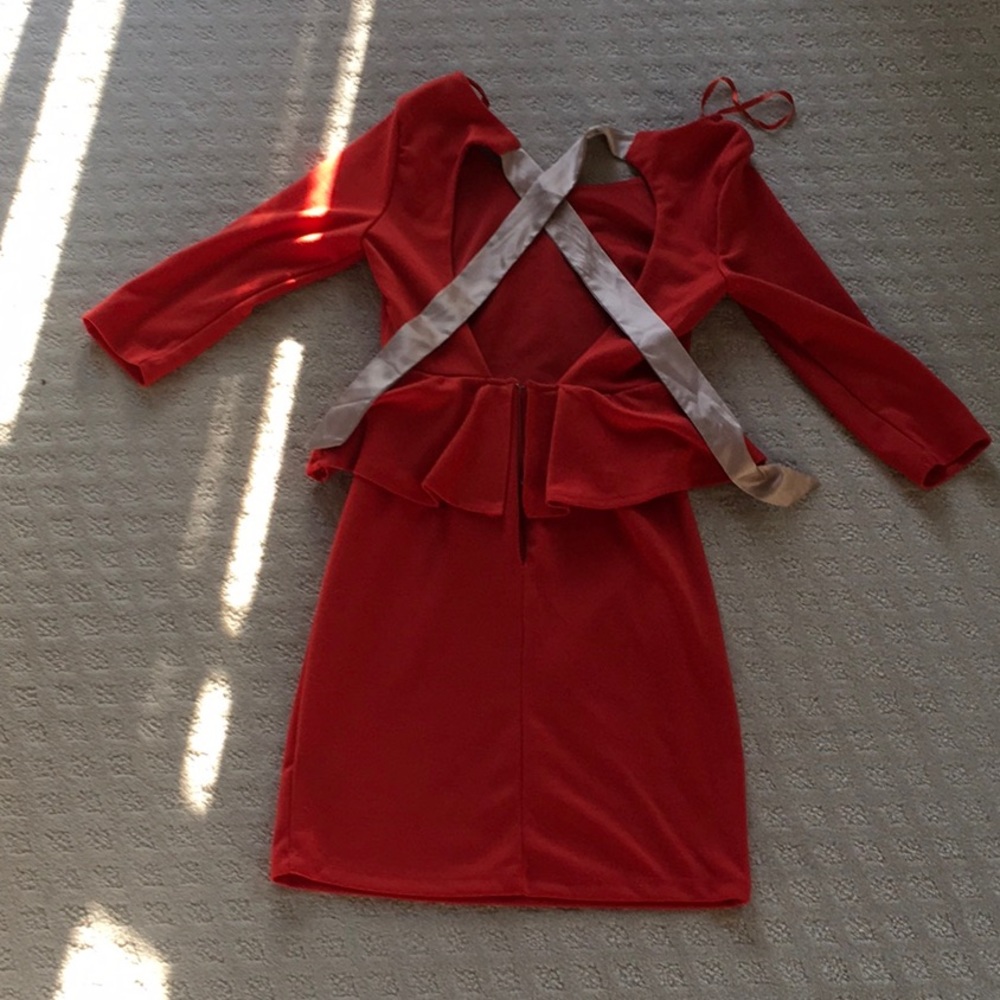 Peplum dress
